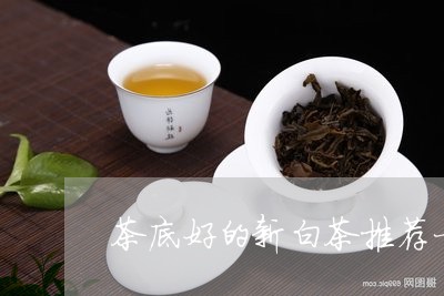 茶底好的新白茶推荐一下/2023032767481