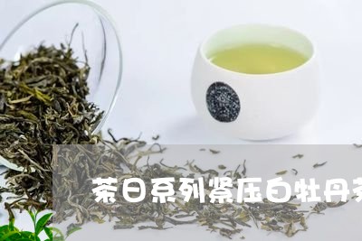 茶日系列紧压白牡丹茶饼/2023032755959