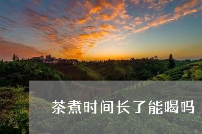 茶煮时间长了能喝吗/2023041474838