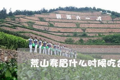 荒山寿眉什么时候吃合适/2023032809535