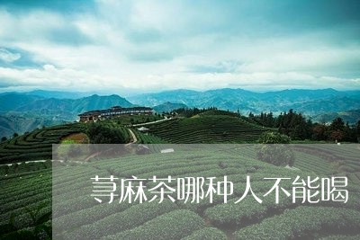 荨麻茶哪种人不能喝/2023031903050