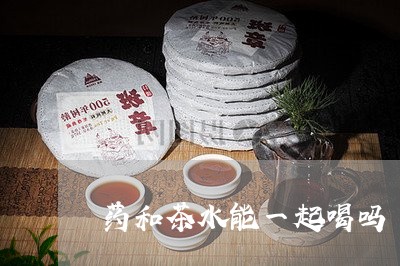 药和茶水能一起喝吗/2023041402038