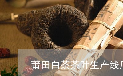 莆田白茶茶叶生产线厂家/2023032879471