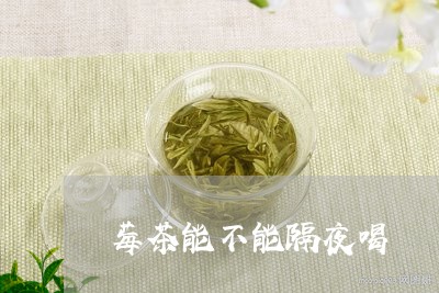 莓茶能不能隔夜喝/2023032223947