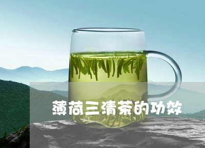 薄荷三清茶的功效/2023032437490