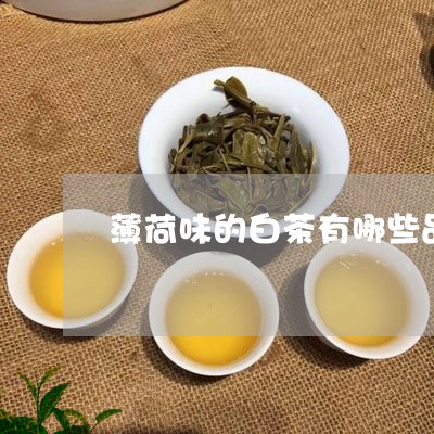 薄荷味的白茶有哪些品种/2023032849383