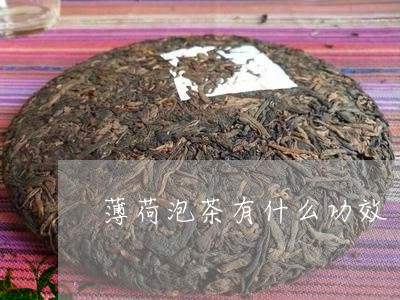 薄荷泡茶有什么功效/2023041671693