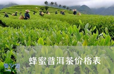 蜂蜜普洱茶价格表/2023041387058