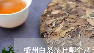 衢州白茶茶叶哪个牌子好/2023032839494