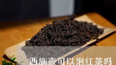 西施壶可以泡红茶吗/2023041492727