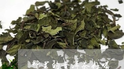 那里的普洱茶好喝/2023040978693