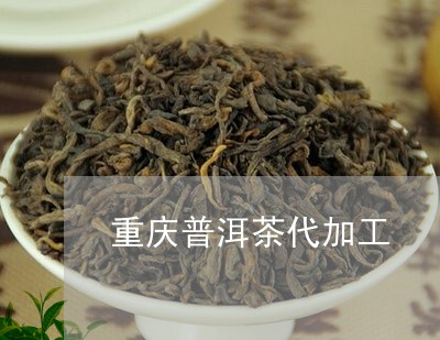 重庆普洱茶代加工/2023040967682