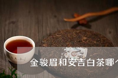 金骏眉和安吉白茶哪个贵/2023032988280