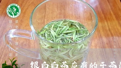 银白白茶应有的干茶色泽/2023032930825