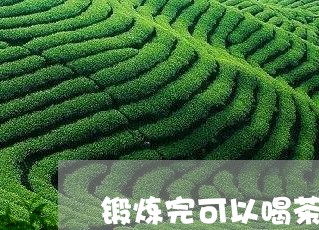 锻炼完可以喝茶水吗/2023032013735