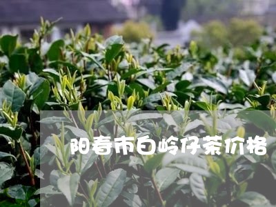 阳春市白岭仔茶价格/2023041691825