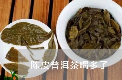 陈皮普洱茶喝多了/2023040958414