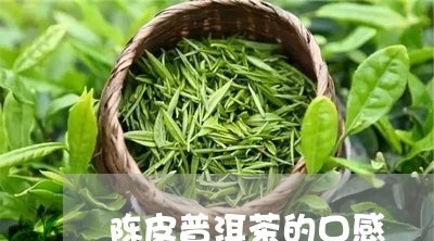 陈皮普洱茶的口感/2023041269473