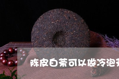 陈皮白茶可以做冷泡茶吗/2023032972514