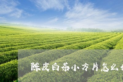 陈皮白茶小方片怎么介绍/2023032990725