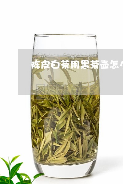 陈皮白茶用黑茶壶怎么煮/2023032906178