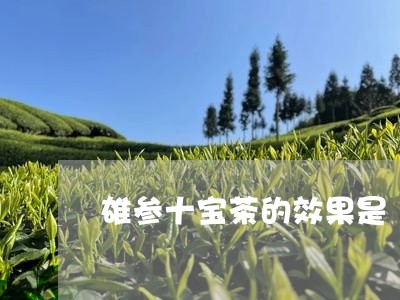 雄参十宝茶的效果是/2023032195180