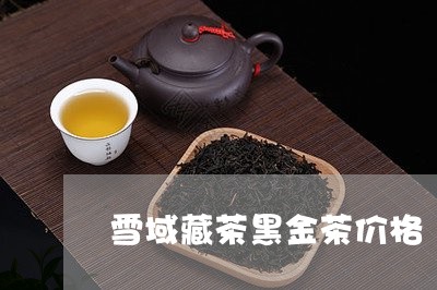 雪域藏茶黑金茶价格/2023041601514