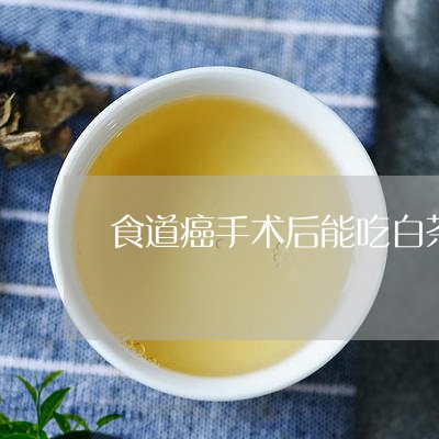 食道癌手术后能吃白茶吗/2023033090704