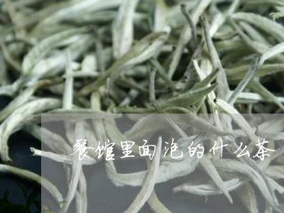 餐馆里面泡的什么茶/2023041574949