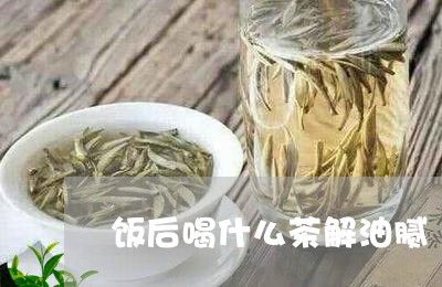 饭后喝什么茶解油腻/2023031989583