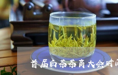 首届白茶茶商大会时间表/2023033099282