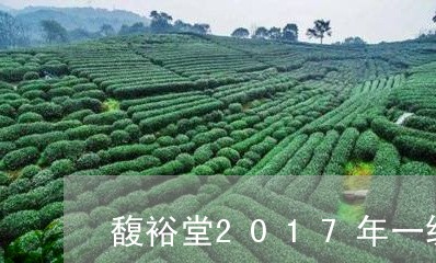 馥裕堂2017年一级贡眉/2023033066460