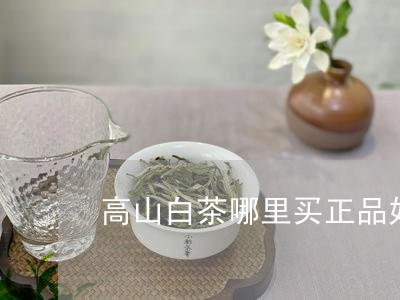 高山白茶哪里买正品好喝/2023033069572