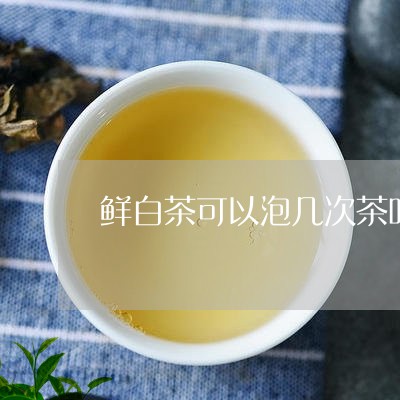 鲜白茶可以泡几次茶叶水/2023033006147