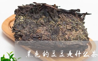 黑色的豆豆是什么茶/2023031972503