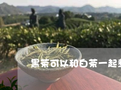 黑茶可以和白茶一起煮吗/2023033037161