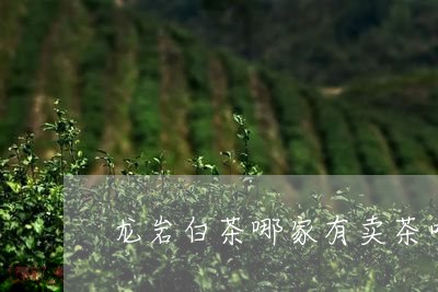 龙岩白茶哪家有卖茶叶的/2023033022926