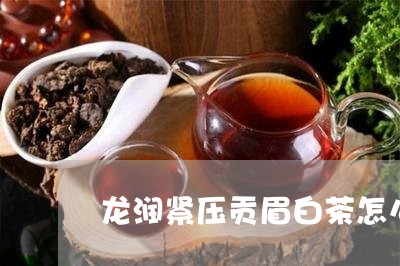 龙润紧压贡眉白茶怎么喝/2023033094957