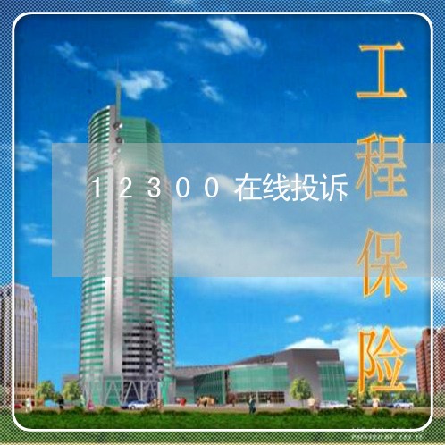 12300在线投诉/2023032525049