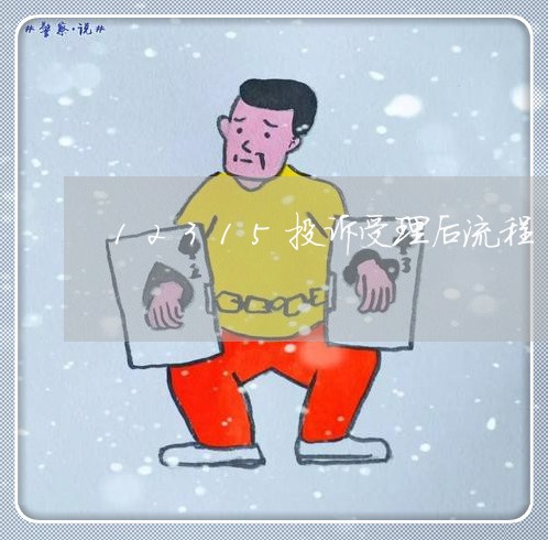 12315投诉受理后流程/2023032540739