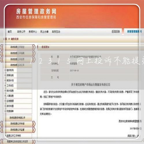 12315网上投诉不能提交/2023040104926