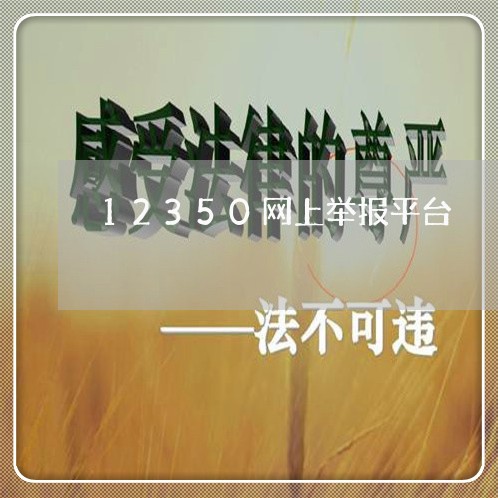 12350网上举报平台/2023032762483