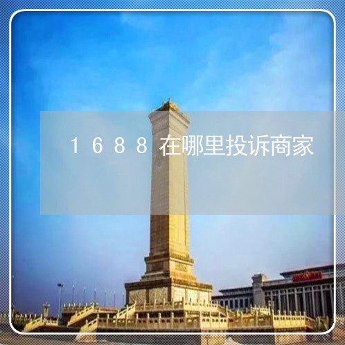 1688在哪里投诉商家/2023022863481