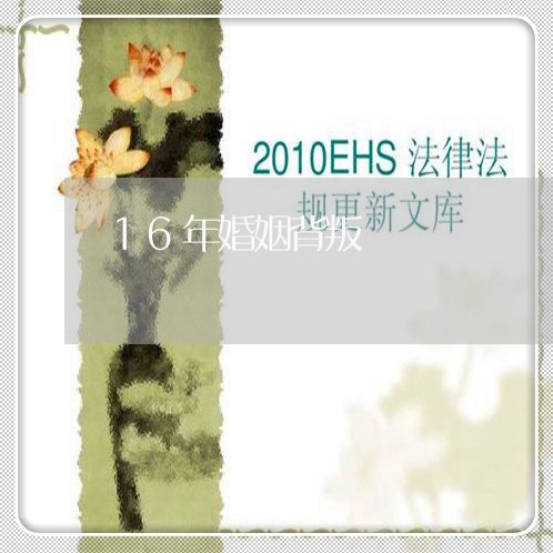 16年婚姻背叛/2023112547604