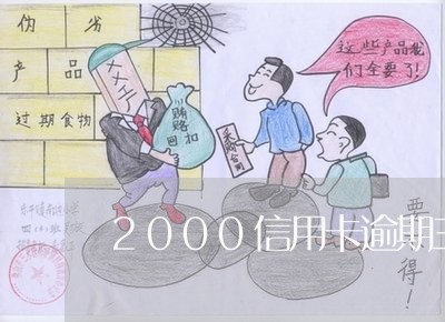 2000信用卡逾期三年/2023100548271