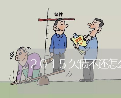 2015欠债不还怎么办/2023111728380