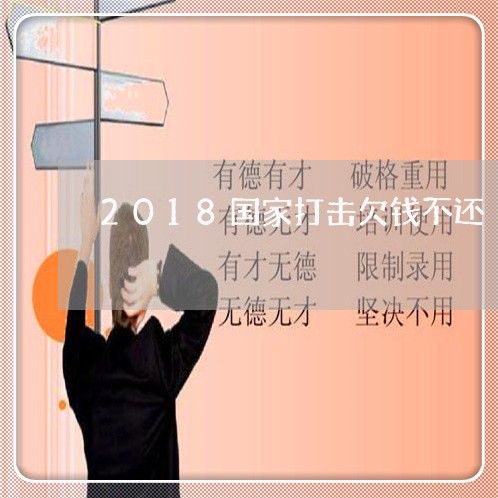 2018国家打击欠钱不还/2023101661584