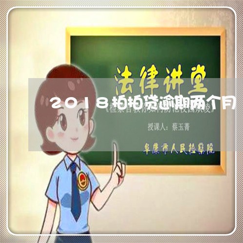 2018拍拍贷逾期两个月/2023052615947