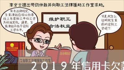 2019年信用卡欠款协商/2023112340482