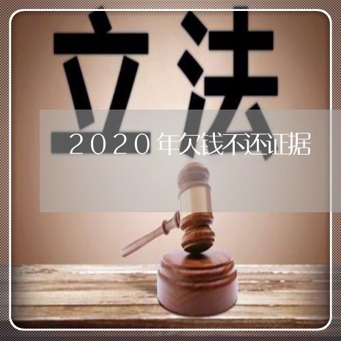 2020年欠钱不还证据/2023111509481